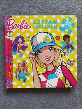 BARBIE  Czytam i układam Barbie puzzle 