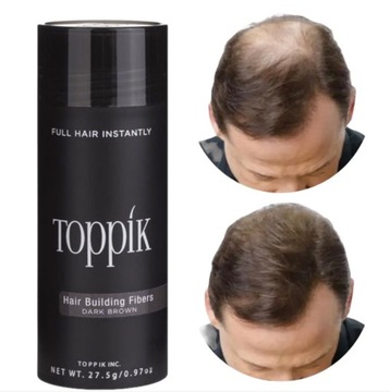 Mikro Włókna Toppik zagęszczenie DARK BROWN 27,5g