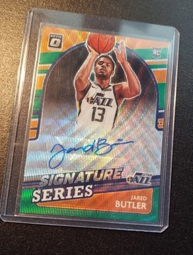 Utah Jazz Jared Butler gold wave donruss optic 