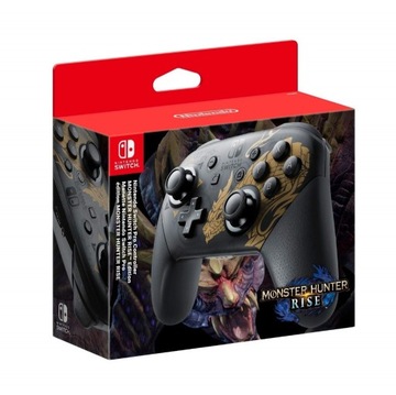 Nintendo Switch Pro Controller MONSTER HUNTER RISE pad do konsoli