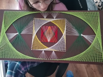 Obraz string art