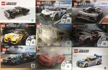 LEGO SPEED CHAMPIONS losowe instrukcje 1kg