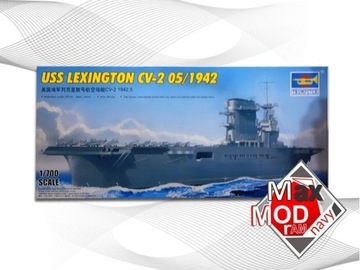 USS LEXINGTON CV-2 1942 - 1:700 - Trumpeter