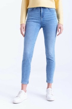 Spodnie jeans damskie wysoki stan dopasowane OKAZJA!