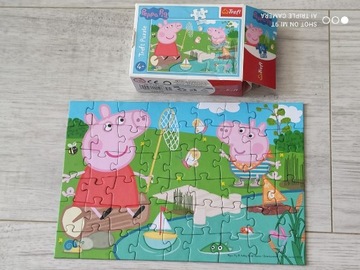 Puzzle Dla Dzieci Świnka Peppa 54 Elementy