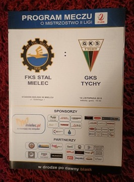 Program Stal Mielec - GKS Tychy 2015/16