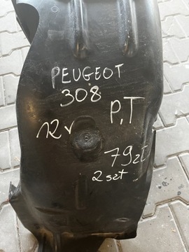 Peugeot 308 2012 rok t7 nadkole prawy tył