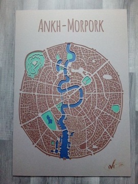 świat dysku mapa miasta ankh morpork