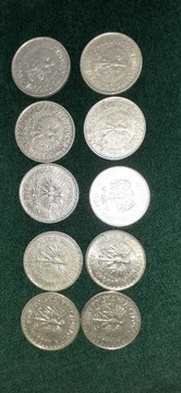 Monety 1 złotowe 1984-1988