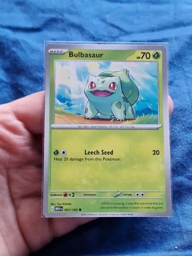 Karta Pokemon Bulbasaur (MEW 001) 151 MEW