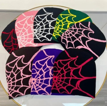 czapka w pajęczynę unisex Spider Web