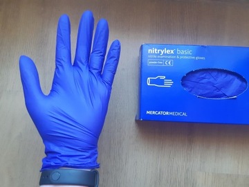 Rękawiczki nitrylowe XS 100szt 