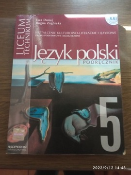 JĘZYK POLSKI 5  podręcznik