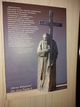 Barwy Małopolski dla Jana Pawła II folder wystawy