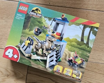 LEGO Jurassic World Ucieczka welociraptora 76957