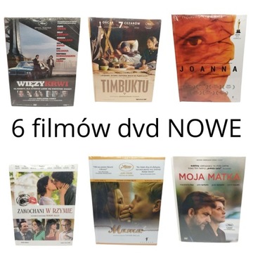 DVD nowe (6szt.): Więzy krwi, Timbuktu, Joanna...