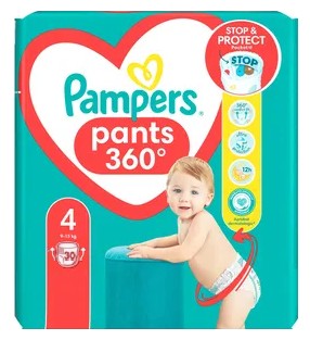 Pampers pants 360 rozmiar 4   