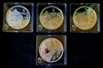 Oficjalne srebrne monety Igrzysk Olimpijskicj Rio 2016