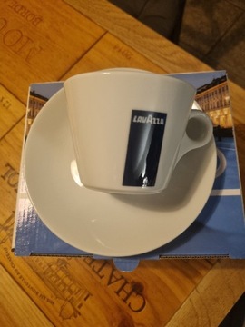 Filiżanki Lavazza komplet idealne na prezent nowe