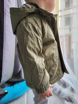 Kurtka parka wiosna lato + polar h&m chłopiec r.86