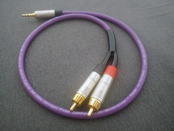 Melodika Mini Jack 3.5mm 2 rca cinch 1m