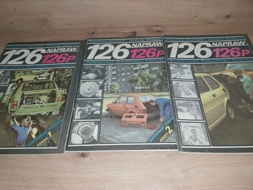 126 napraw 126 P Poradniki zestaw 3 sztuk