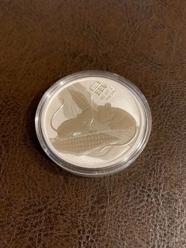 Moneta srebrna z serii LUNAR III ROK MYSZY 2020