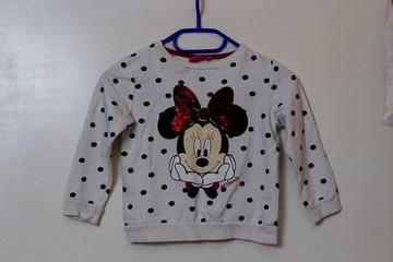 Mickey Mouse Myszka Miki Bluzeczka biała 110