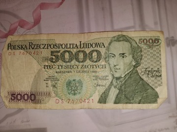 5000 polskich złotych