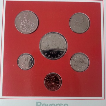 Kanada set monet 1983 rok