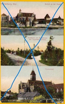 Malbork - Marienburg. Pocztówka z obiegu 1915 rok.