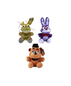 3x Maskotki FNAF Springtrap Bonnie Freddy PROMOCJA