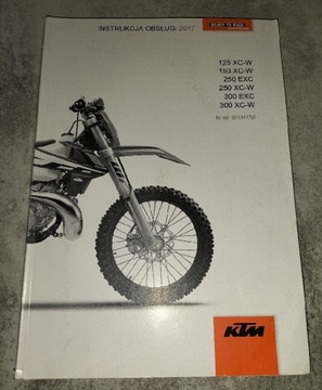 KTM 125 150 250 300 XC INSTRUKCJA OBSŁUGI 2017 PL