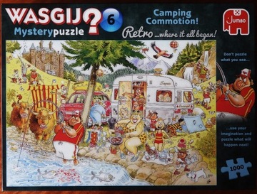 PuzzleWasgij? 6 Mystery Retro, Kemping 1000 elem.