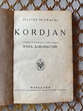 Kordjan - Juliusz Słowacki 
