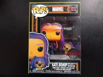 Funko POP Kate Bishop i Lucky Blacklight 1212