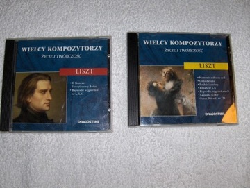 Wielcy kompozytorzy Liszt zestaw dwie płyty