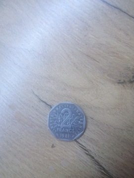 Moneta Francja Semeuse 2 Francs