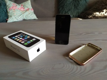 iPhone 5s, 12 GB pamięci + pudełko + etui