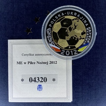 Medal ME w Piłce Nożnej 2012 Uczestnik Polska