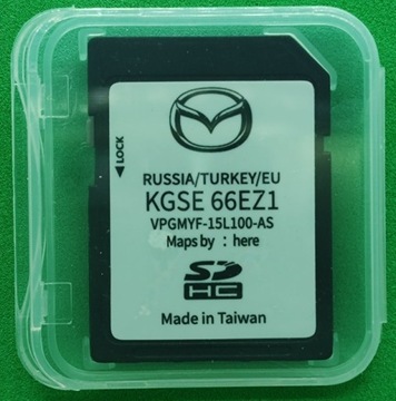 Karta SD z mapą EU dla Mazda Connect 1 - KGSE