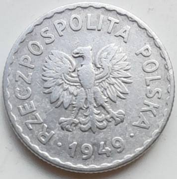 Polska - 1 złoty 1949