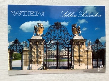 Wiedeń Belveder Austria pocztówka