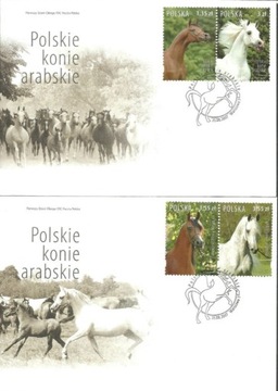  polska FDC  4173-76 2007 KONIE