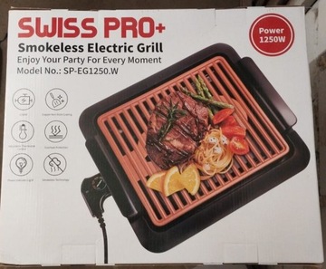 Grill elektryczny Swiss Pro+, 