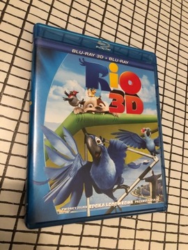 Rio 3D PL film Blu ray stan jak nowy