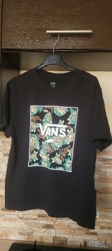 Damska czarna koszulka t-shirt Vans Xl 