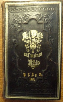 Biblia niemiecka rok wydania 1889