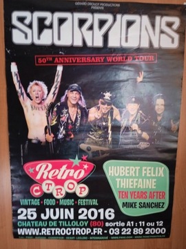 Plakat - "Scorpions" - Koncert 25 Juin 2016 r.