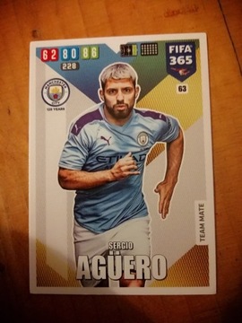 karty panini fifa 365 2020 Sergio Aguero